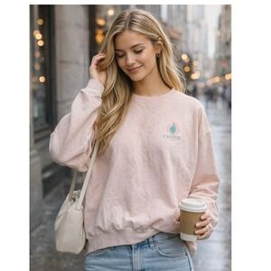 Vintage Crazy Shirts Hawaii Poipu Beach Club Kauai Sweatshirt White Large USA